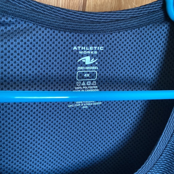 Dark Gray dry-tech shirt 4X - Picture 3 of 4